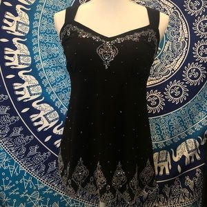 Detailed Tank Top Blouse